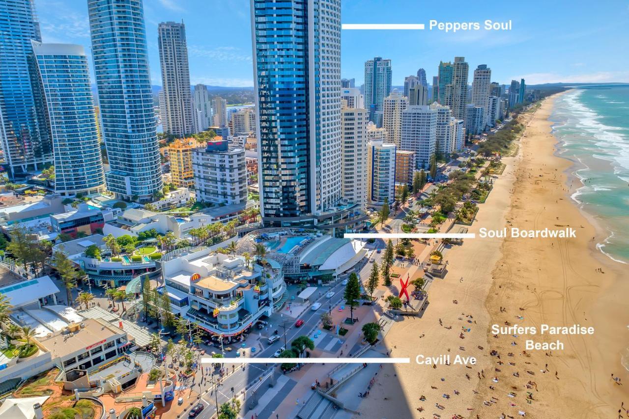 Soul Beachfront 3Brm Ocean View - Optimise Bnb Gold Coast Exterior foto